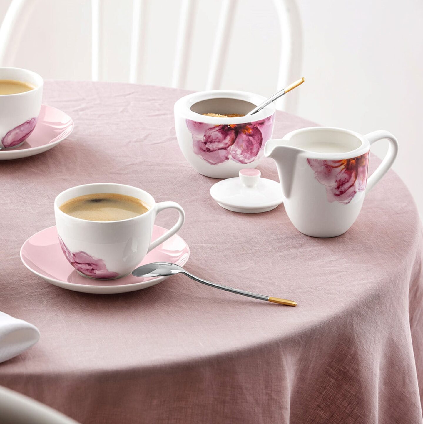 Villeroy & Boch Rose Garden Espressoschotel wit 15 cm (online) kopen? |  OnlineServies.nl